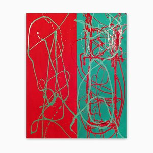 Dana Gordon, There, 2018, Acrylic and Flashe on Canvas