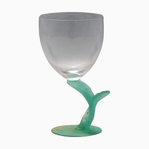 French Cactus Water Glass by Joseph Hilton McConnico for Daum