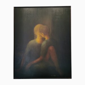 Eve Hetzel, Gemälde, Öl auf Leinwand