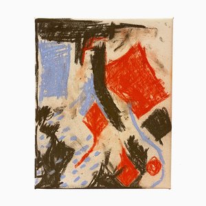 Emilie Voirin, Propiedades de una cometa, Pintura abstracta, Pastel sobre lienzo