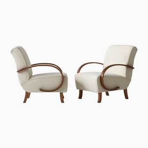 Type C Armchairs by Jindřich Halabala, 1930s, Set of 2