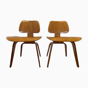 DCW Schichtholz Stühle von Charles & Ray Eames für Herman Miller, 1950er, 2er Set