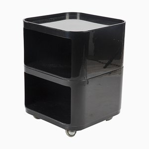 Black Componibili Cabinet by Anna Castelli Ferrieri for Kartell