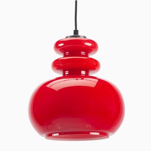 Red Pendant Lamp from Peill & Putzler