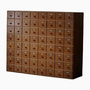 Mid-Century Danish Chest of 64 Drawers, 1960s