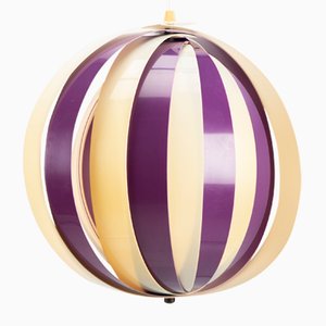 Lampe Lune Violette et Blanche