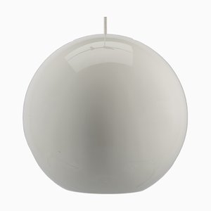Large White Polyester Ball Pendant Lamp