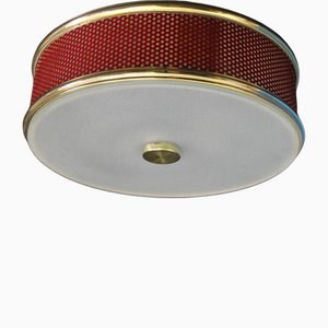 Mid-Century French Ceiling or Wall Lamp from Arlus