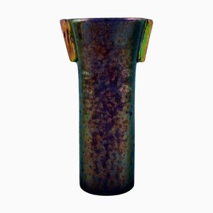 Vase en Céramique Vernie de Mobach, Pays-Bas, 1930s
