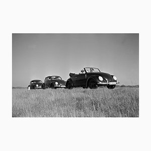 Tres modelos del escarabajo de Volkswagen, Alemania, 1938