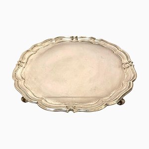 Antique Edwardian Silver Plated Tray