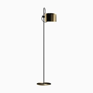 Limited Edition Gold Coupé Floor Lamp by Joe Colombo for Oluce