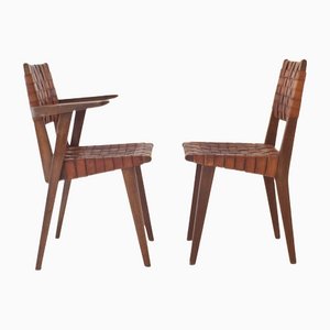 Modell 666 WSP Stool by Jens Risom for Knoll, Set of 2