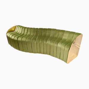 Grünes Samt Sofa