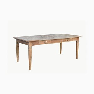 French Parquetry Dining Table in Cherrywood