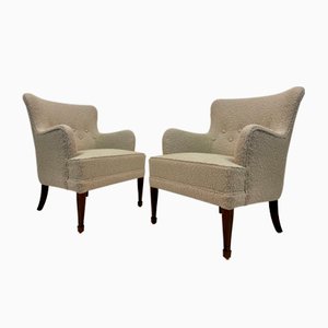Set of Danish Armchairs by Frits Henningsen, 1950s