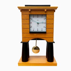Horloge de Cheminée Postmoderne par Michael Graves pour Alessi, Italie