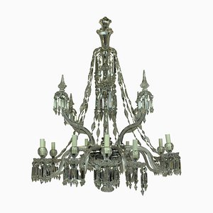 Neoclassical Style Crystal and Cut Glass Chandelier From F&C Osler