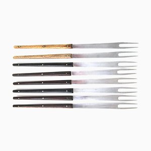 Fondue Forks by Carl Auböck for Amboss, Austria, 1960s, Set of 8