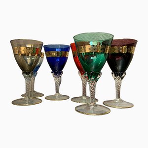Venice Crystal Wine Glasses, Set of 6