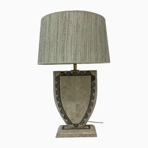 Vintage Tessellated Marble Veneer Table Lamp from Maitland-Smith