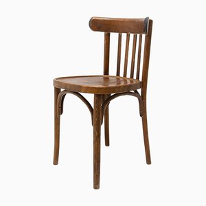 Silla de haya y madera curvada de Thonet, años 50