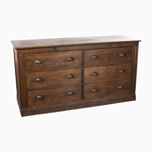 Large French Oak Chest of Drawers, 1920s