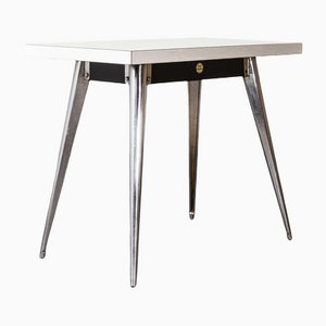 French Rectangular T55 Cafe Table with Chrome Legs from Tolix, 1950s