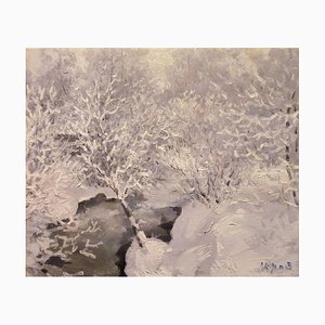 Georgij Moroz, Frost in the Forest, 1997, Öl auf Leinwand