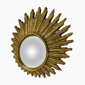 Specchio Mid-Century dorato, anni '60
