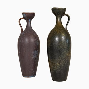 Mid-Century Ceramic Vases by Gunnar Nylund for Rörstrand, Sweden, 1950s, Set of 2