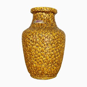 Colorful Fat Lava Pottery Contura Vase from Bay Ceramics, Germany, 1950s
