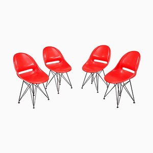 Red Seats, Set of 4