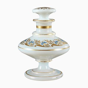 Botella de perfume opalina de principios del siglo XIX