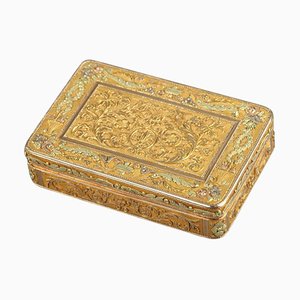 Caja de oro de principios del siglo XIX