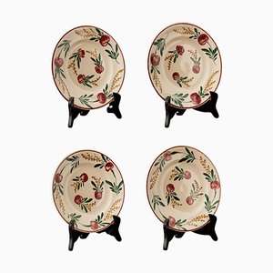 Decorative Plates from Liry Longwy, Set of 4