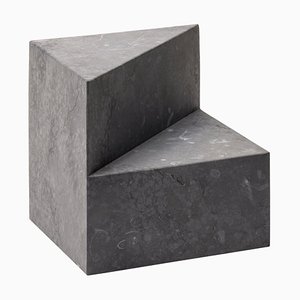 Kilos Cube Paperweight in Nero Marquina Marble by Elisa Ossino for Salvatori
