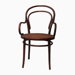 Fauteuil en Bois Courbé, Autriche, Début 20ème Siècle