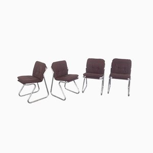 Space Age Dining Chairs, 1970s, Set of 4