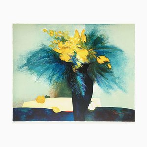 Claude Gaveau, Jonquilles, 1985, Lithographie auf Arches Papier