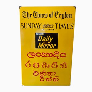 The Times of Ceylon Sign, 1950