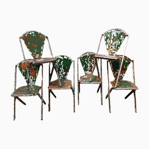 Chaises en Fer, Set de 6