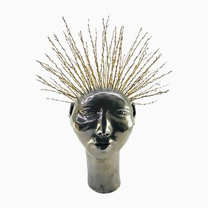 Escultura de cabeza rizada de FREAKLAB