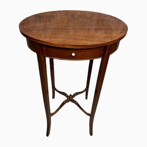 Edwardian Mahogany Inlaid Table