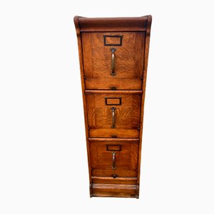 Solid Oak Filing Cabinet from Globe Wernicke Co. Ltd., London