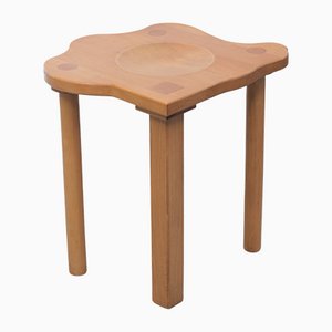 Solid Pine Wood Stool by Era Herbstb