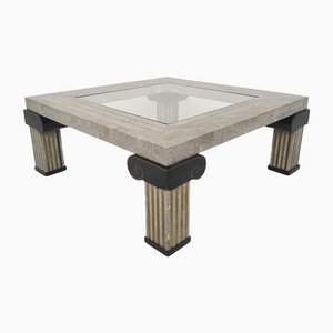 Amerikanischer Tessellierter Couchtisch von Maitland Smith, 1980er