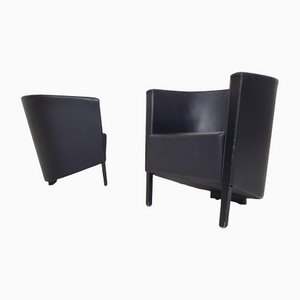 Italian Lounge Chairs by Antonio Citterio for Moroso Novecento, 1988, Set of 2