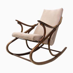 Mid-Century Czechoslovakian Bentwood Rocking Chair by Ton, 1960s