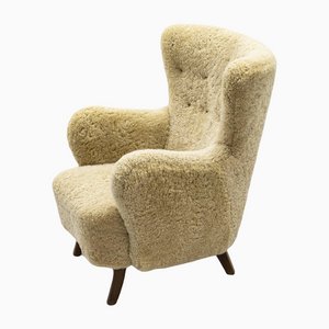 Sheepskin Lounge Chair by Alfred Christensen